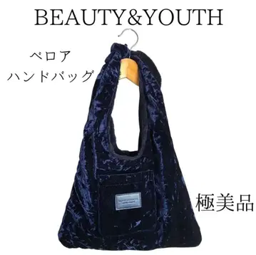 [ 새상품급 ] BEAUTY&YOUTH 벨로아 핸드백