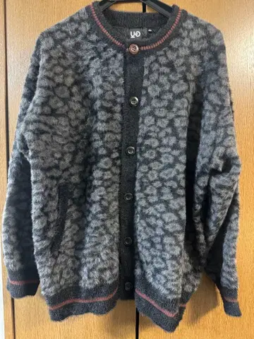 GU 재기 넥 크루 가디건