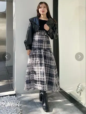 인조 가죽 빅 칼라 볼레로 자켓