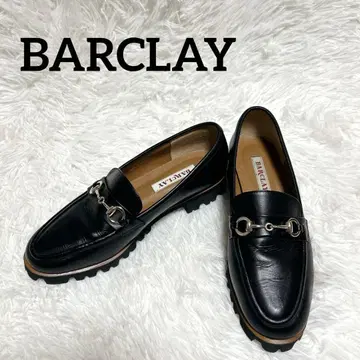 새상품급 버클레이 BARCLAY 탱크 밑창 비트 로퍼 블랙