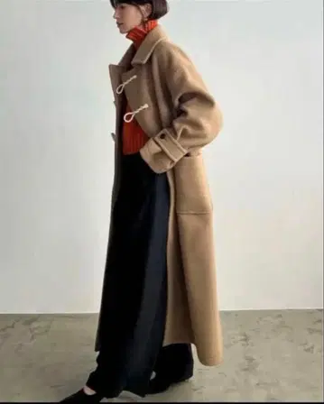 CLANE 오버 맥시 더플 코트 [ 0 사이즈 ]