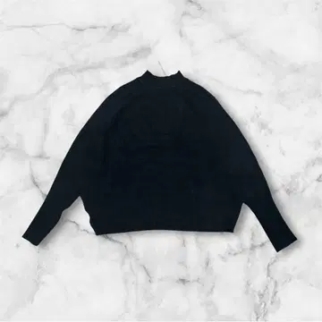 긴팔 니트 리브 니트 돌먼 슬리브 블랙 L 심플 깔끔 새상품급