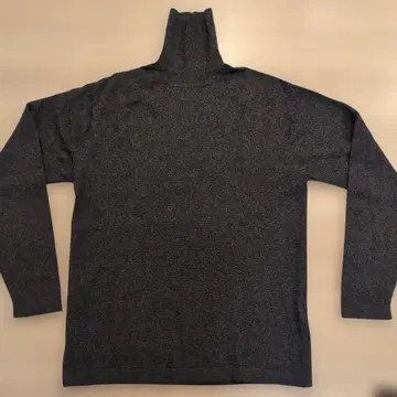 MUJI(무인양품) 캐시미어 100% 남성용 터틀넥 니트 블랙 XL