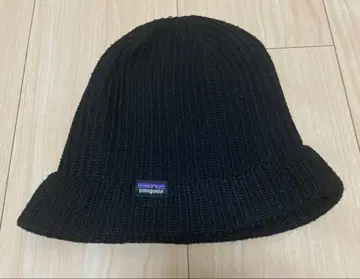 파타고니아 니트 모자 블랙