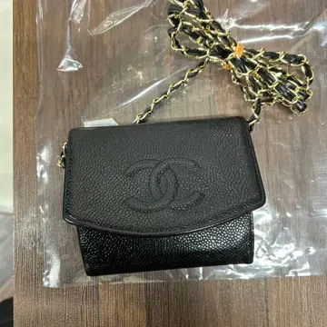 블랙 합성 피혁 패션 소품 금장 장식 포함