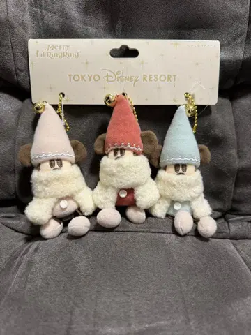 릴린린 봉제 인형 참 세트 크리스마스 디즈니