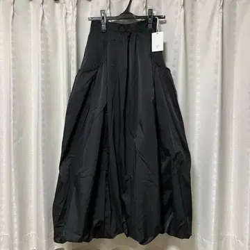 STYLEMIXER 셔링 포켓 벌룬 스커트 블랙 S