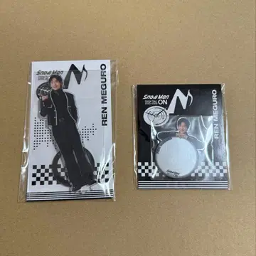 메구로 렌 굿즈 아크릴 스탠드 거울 스티커