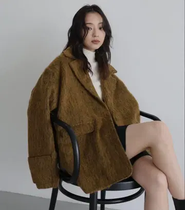 hellam 샤기 테일러 코트