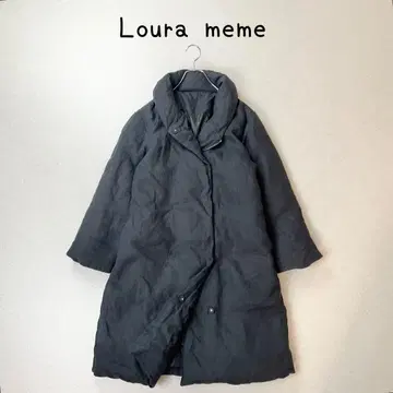 Loura meme 나츄란 취급 린넨지 린넨 다운 코트