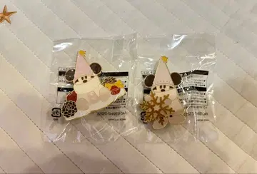 도쿄 디즈니 리조트 크리스마스 2025 릴린린 핀 배지 2개 세트