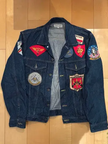 AVIREX 데님 자켓 탑건