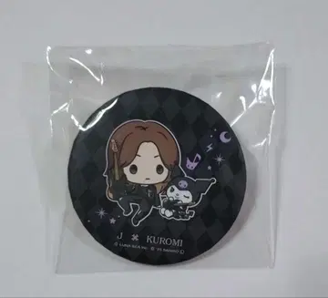 LUNASEA x 쿠로미 기프트 엔벨로프 클립 포함 캔뱃지 J