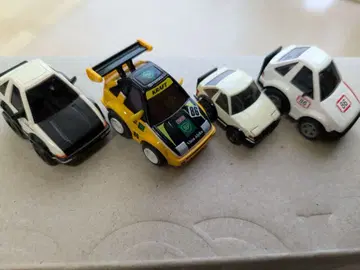 도요타 AE86 미니카 4대 세트