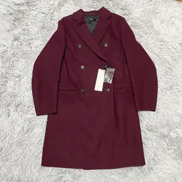 새상품 유니클로 질 샌더 더블 페이스 더블 코트+ 보르도 S