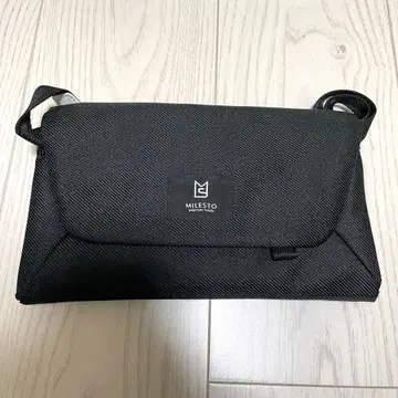 MILESTO 블랙 숄더백