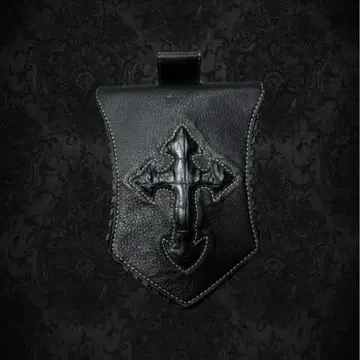 웨스트 파우치 십자가 블랙