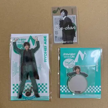 아베 료헤이 굿즈 묶음 판매 아크릴 스탠드 스티커 3세트