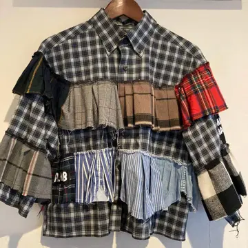 구제 의류 리메이크 긴팔 셔츠 재구축 LLbean