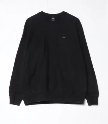 HUF 블랙 트레이닝복 CLASSIC FLEECE CREW M