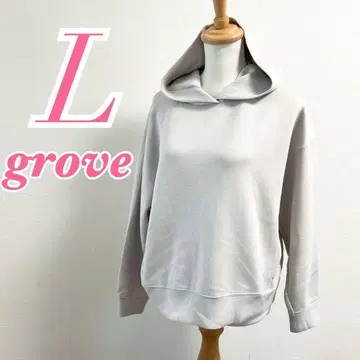그로브 L 사이즈 라이트 베이지 후드티