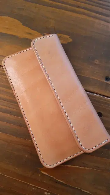 지갑, 파우치, 통장 케이스, 소품함 가죽 공예 (내추럴 색상) 256