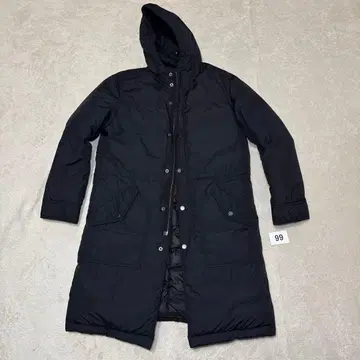 99 컨디션 최상 조셉옴므 다운 코트 벤치 코트 블랙 46