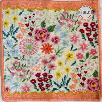 이하나쿠카 애프리콧 아이보리 손수건 페이러 기프트