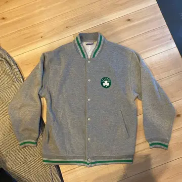 NBA 셀틱스 리복 바시티 자켓 그레이
