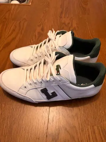 [ 한정판 ] LACOSTE 라코스테 25.5cm 스니커즈 화이트