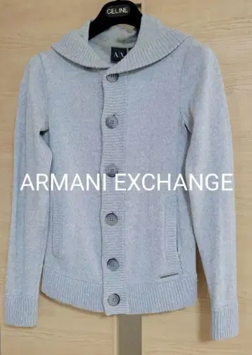 새상품급 ARMANI 아르마니 울 두꺼운 원단 가디건 자켓 캐주얼