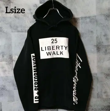 Liberty walk 리버티 워크 Lsize 풀오버 후드티 블랙