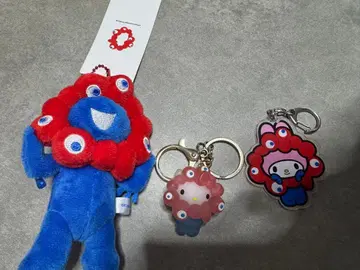 미야쿠미야쿠 봉제 인형 키링 키티 마이멜로디