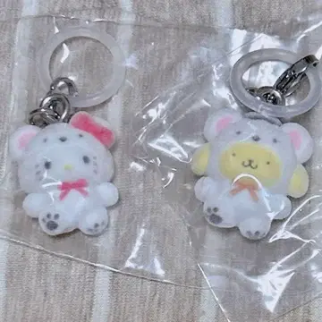 산리오 포근포근 스노우 표시 액세서리 헬로키티 폼폼푸딩