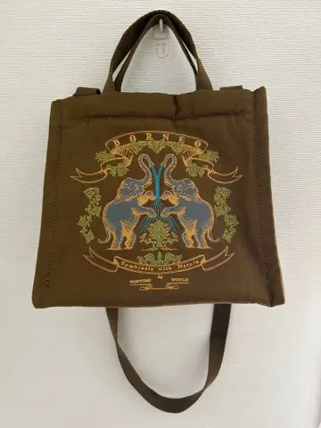 헌팅월드 보르네오 차리티 2way 토트백 숄더