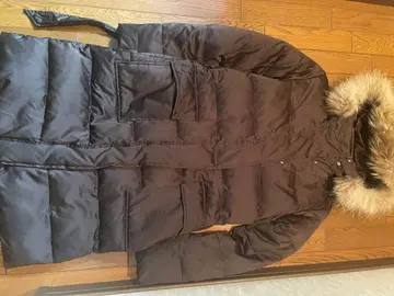 theory 후드 부착 다운 자켓 다크 브라운