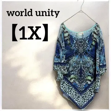 world unity [ 1X ] 판초 케이프 코트 여성용 레오파드 무늬