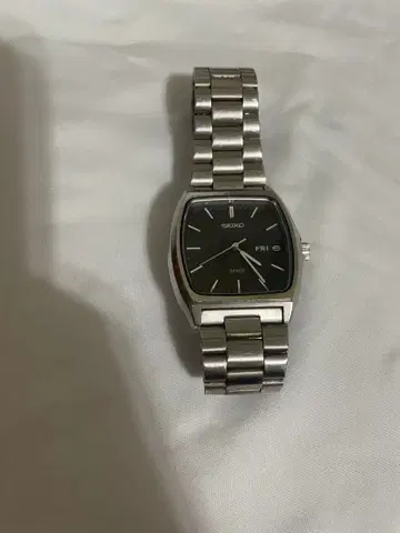 SEIKO 쿼츠 손목시계 블랙