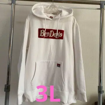 벤 데이비스 화이트 후드티 3L