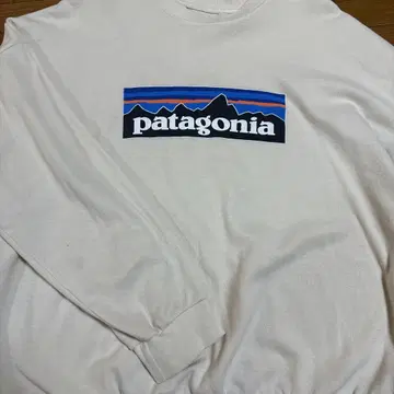 patagonia 긴팔 티셔츠 화이트
