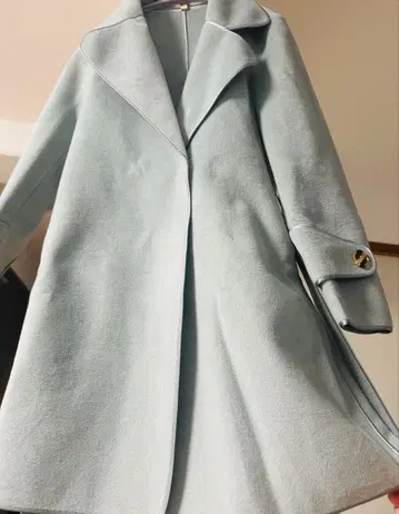 블루 코트 벨트 포함