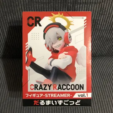 Crazy Raccoon 피규어 STREAMER 달마이즈갓