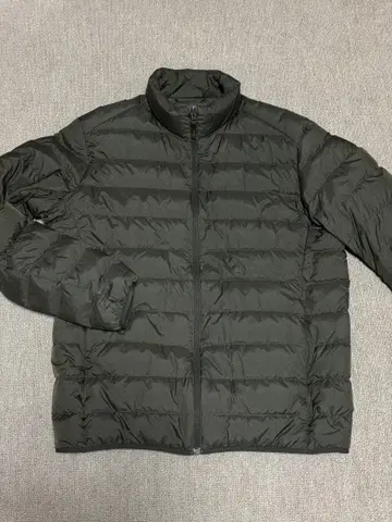 새상품급 UNIQLO 다운 자켓 남성용 블랙 XL