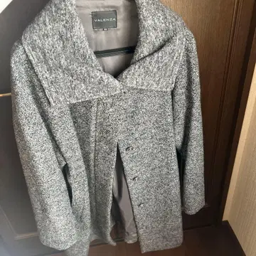 VALENZA 롱 코트 여성용 패션 M 사이즈 40 그레이