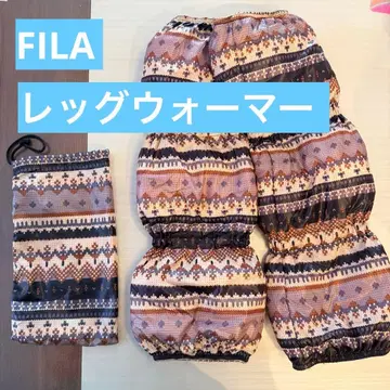 FILA 골프 레그 워머 겨울 여성용 방한 패턴