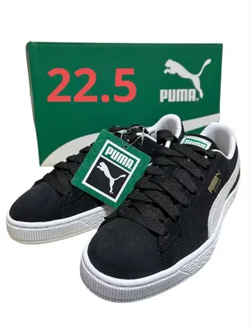 푸마 스웨이드 클래식 블랙 22.5 새상품