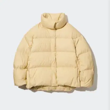 컨디션 최상 파우더 소프트 다운 자켓/NANODESIGN 옐로우 S