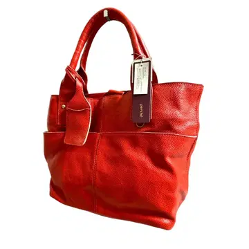 미사용 택 포함 perche 페르케 핸드백 가죽 천연 가죽