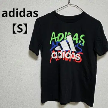 adidas [ S ] 아디다스 컬러풀 로고 티셔츠