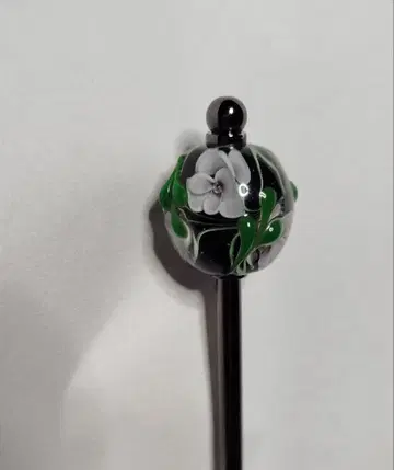 wargo The Ichi 헤어콤 잠자리 구슬 파란 장미 블랙